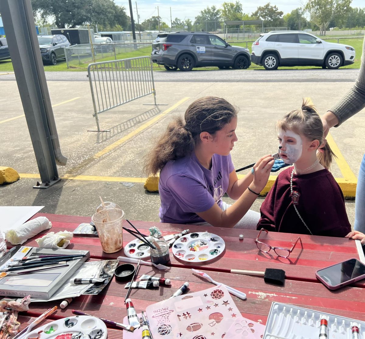 GIRL SCOUTS FACE PAINTING